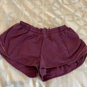 Lululemon, magenta shorts, size 10. Good condition, very comfortable